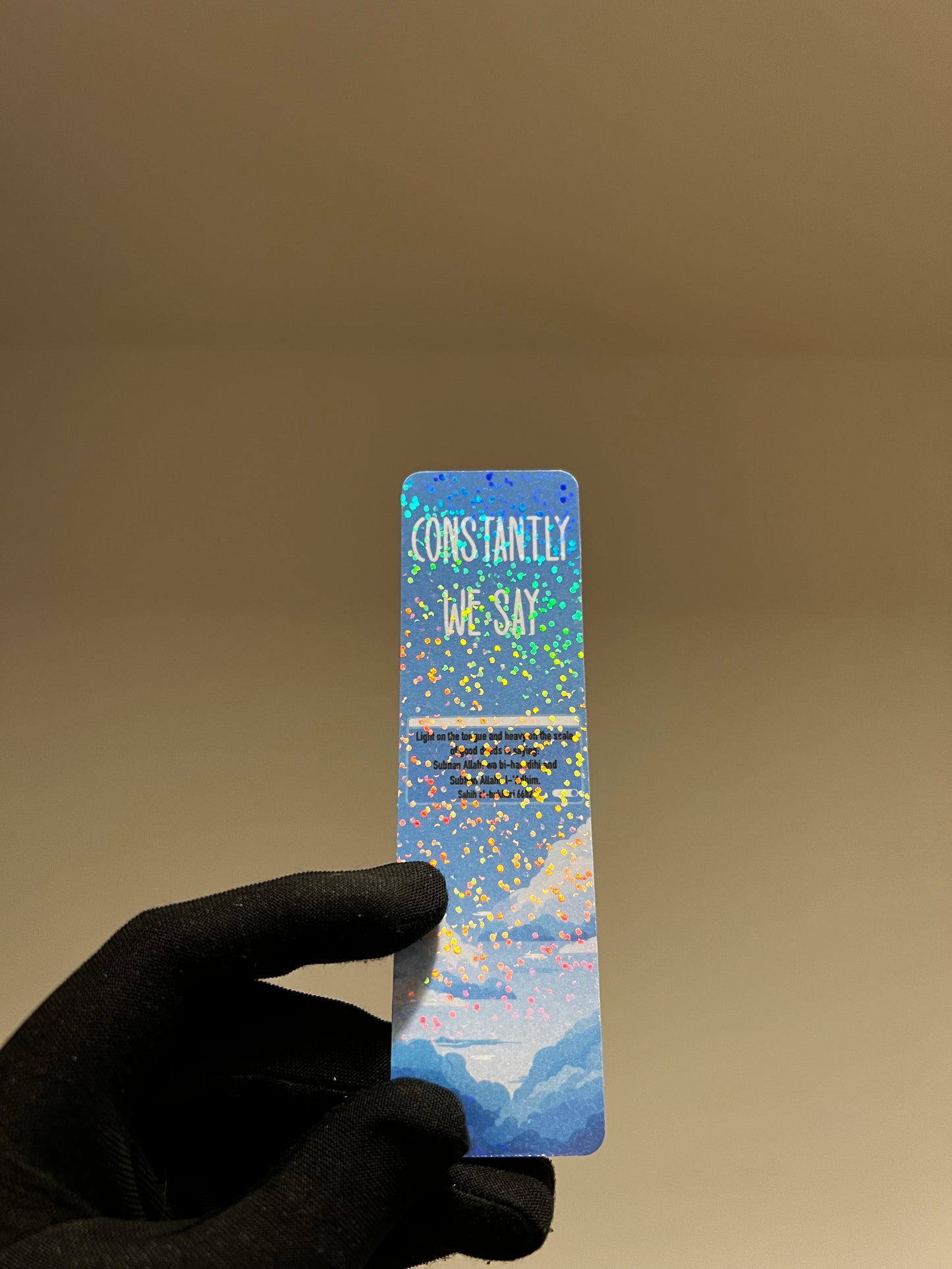 Constantly We Say (Mini Bookmark)