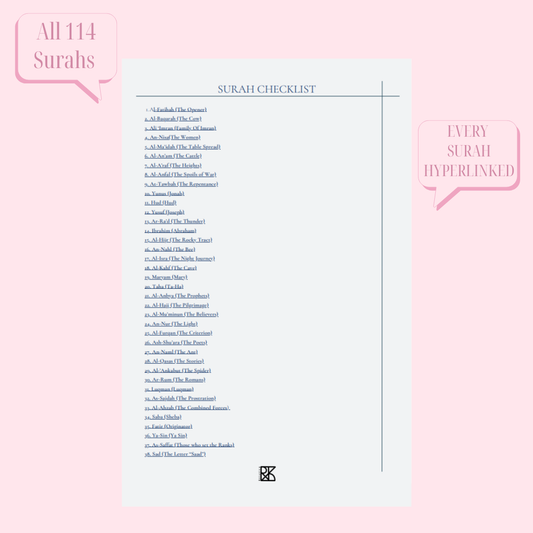 Quran Journal (Digital/Printable)