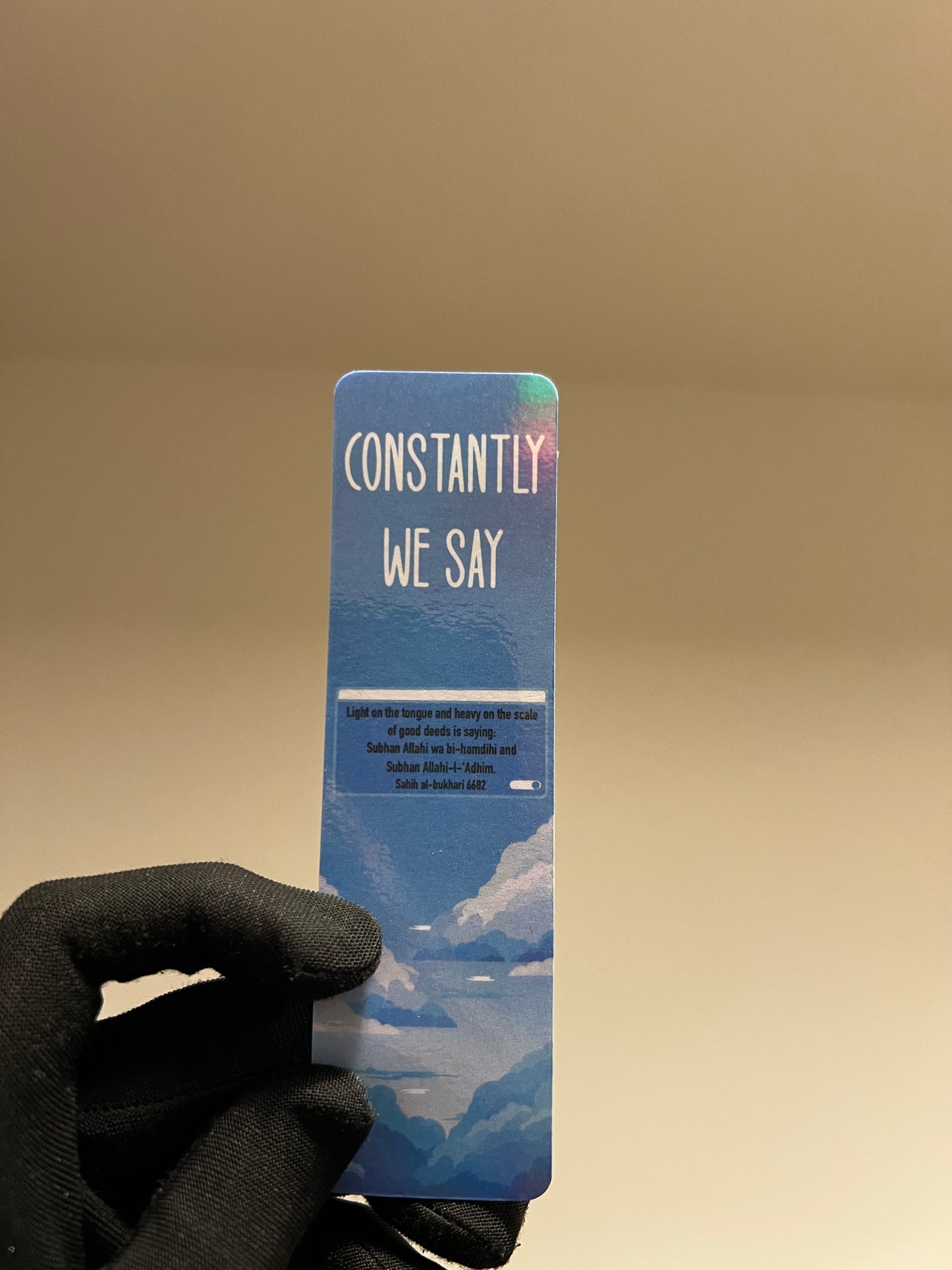 Constantly We Say (Mini Bookmark)