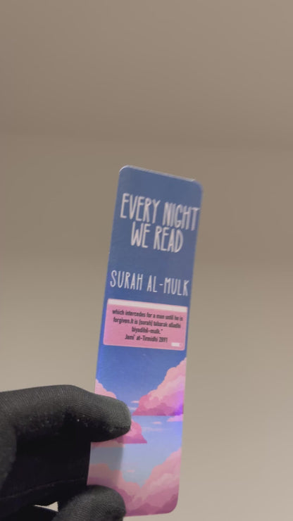 Every Night We Read Surah Al-Mulk (Mini Bookmark)