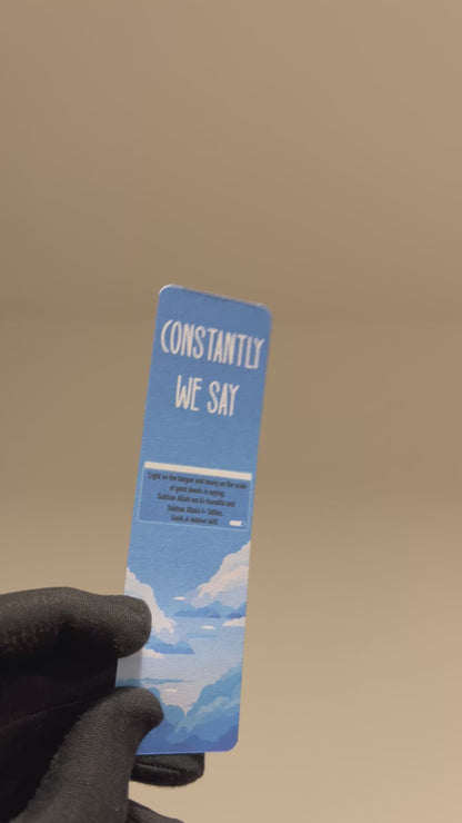 Constantly We Say (Mini Bookmark)