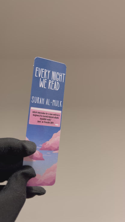 Every Night We Read Surah Al-Mulk (Mini Bookmark)