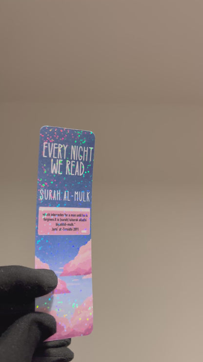 Every Night We Read Surah Al-Mulk (Mini Bookmark)